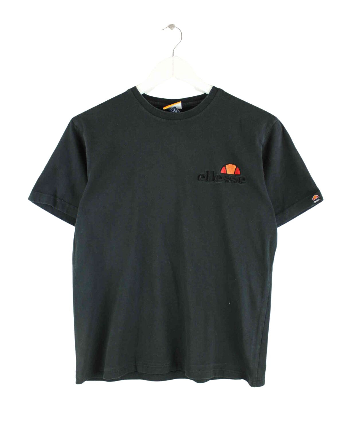 Ellesse y2k Embroidered T-Shirt Schwarz S (front image)