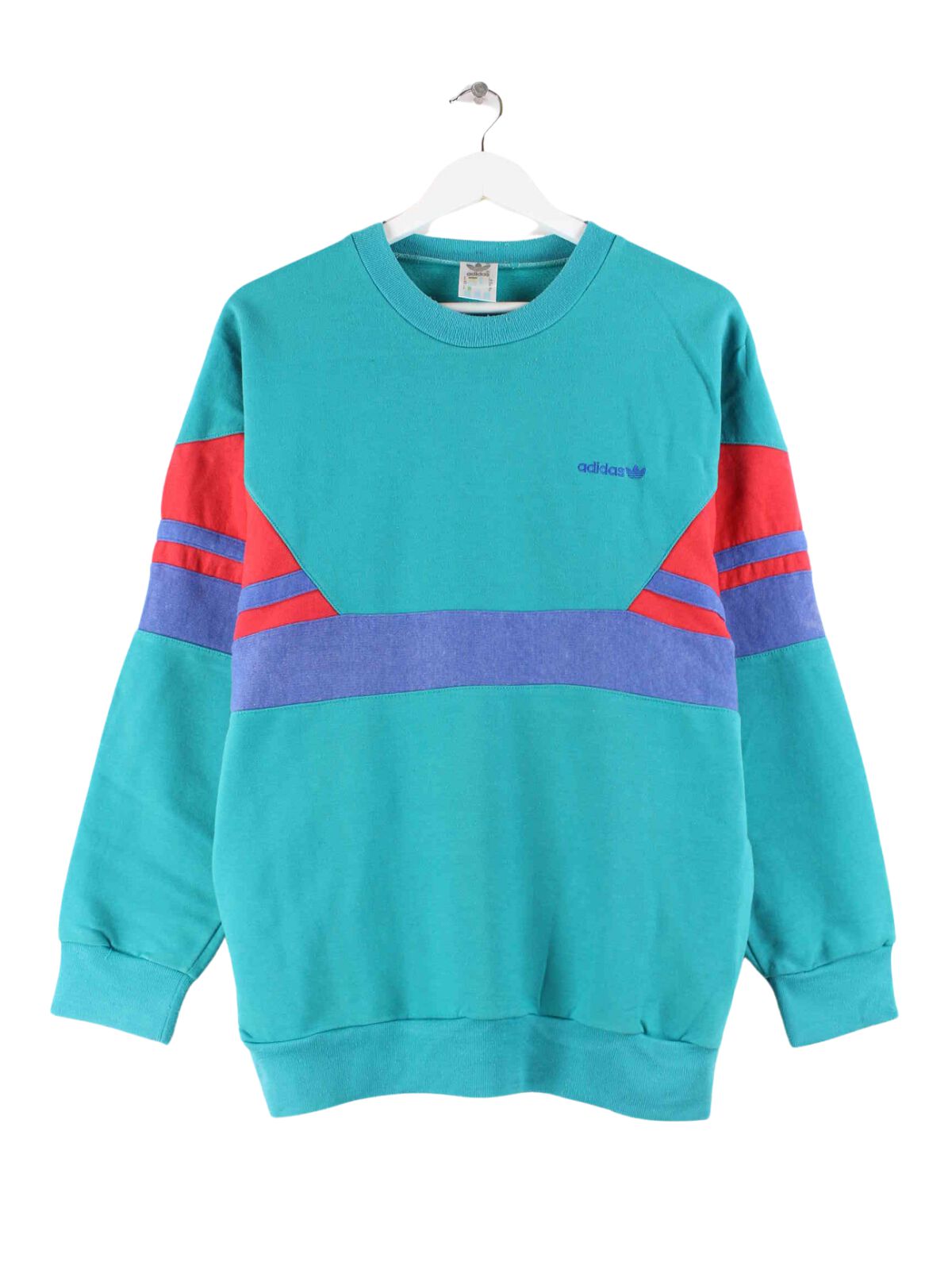 Adidas 80s Vintage Sweater Turquoise XL – Peeces