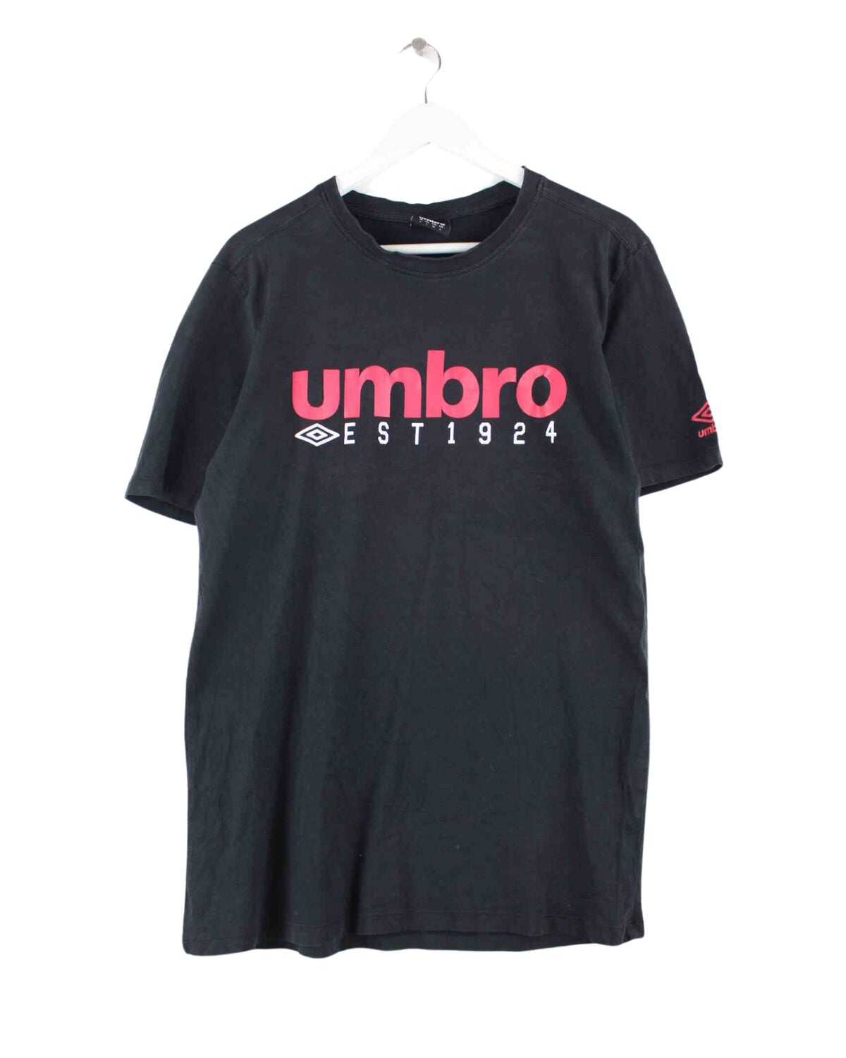 Umbro Logo Print T-Shirt Schwarz L (front image)
