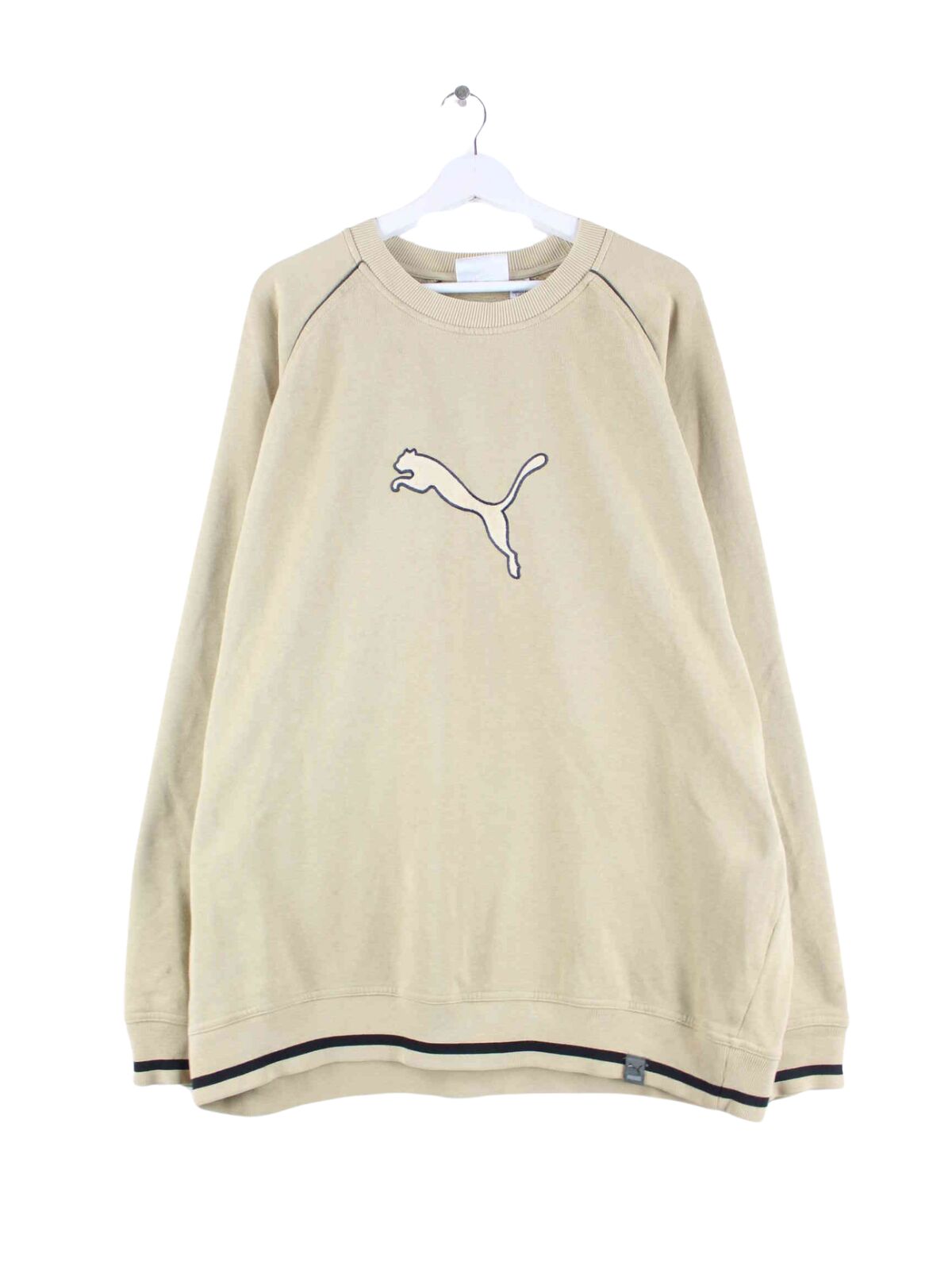 Puma 00s Embroidered Sweater Beige XL (front image)