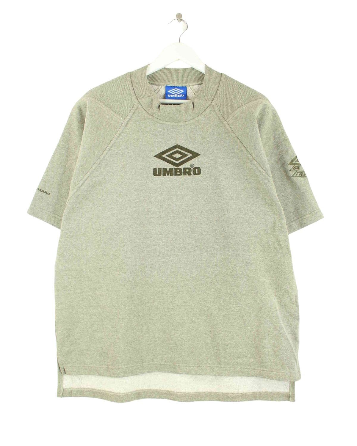 Umbro 90s Vintage Embroidered Heavy T-Shirt Grün XL (front image)