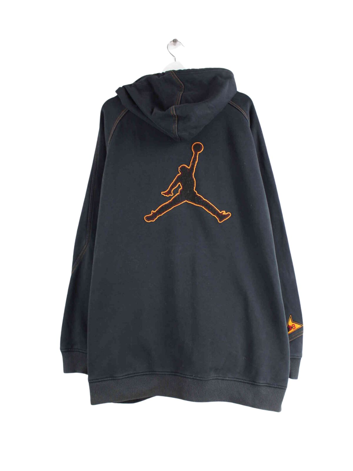 Jordan y2k Air Embroidered Hoodie Black 4XL Peeces