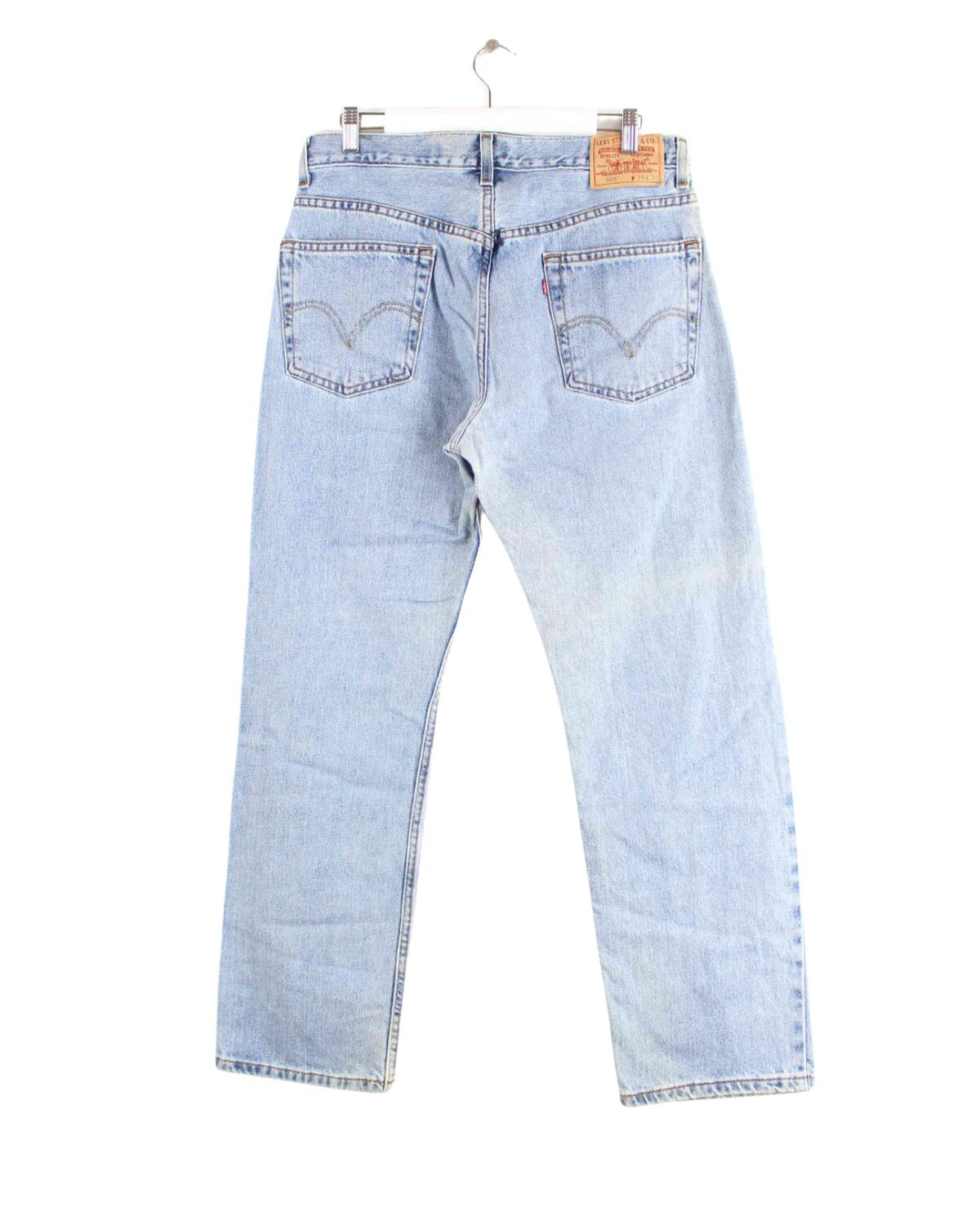 Levi's 505 Regular Fit Jeans Blau W34 L30 (back image)