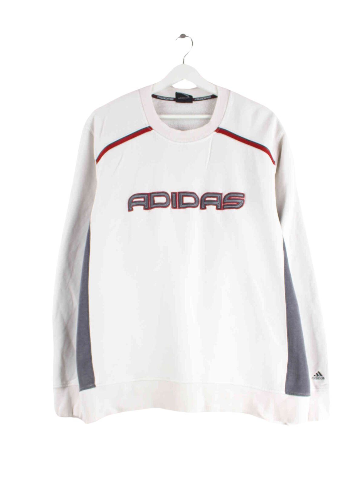 Adidas y2k Embroidered Sweater Weiß L (front image)