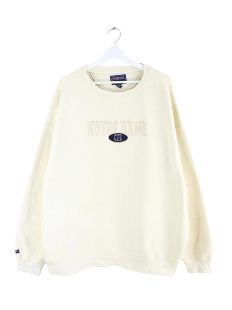 Jansport 00s Notre Dame Sweater Beige XXL