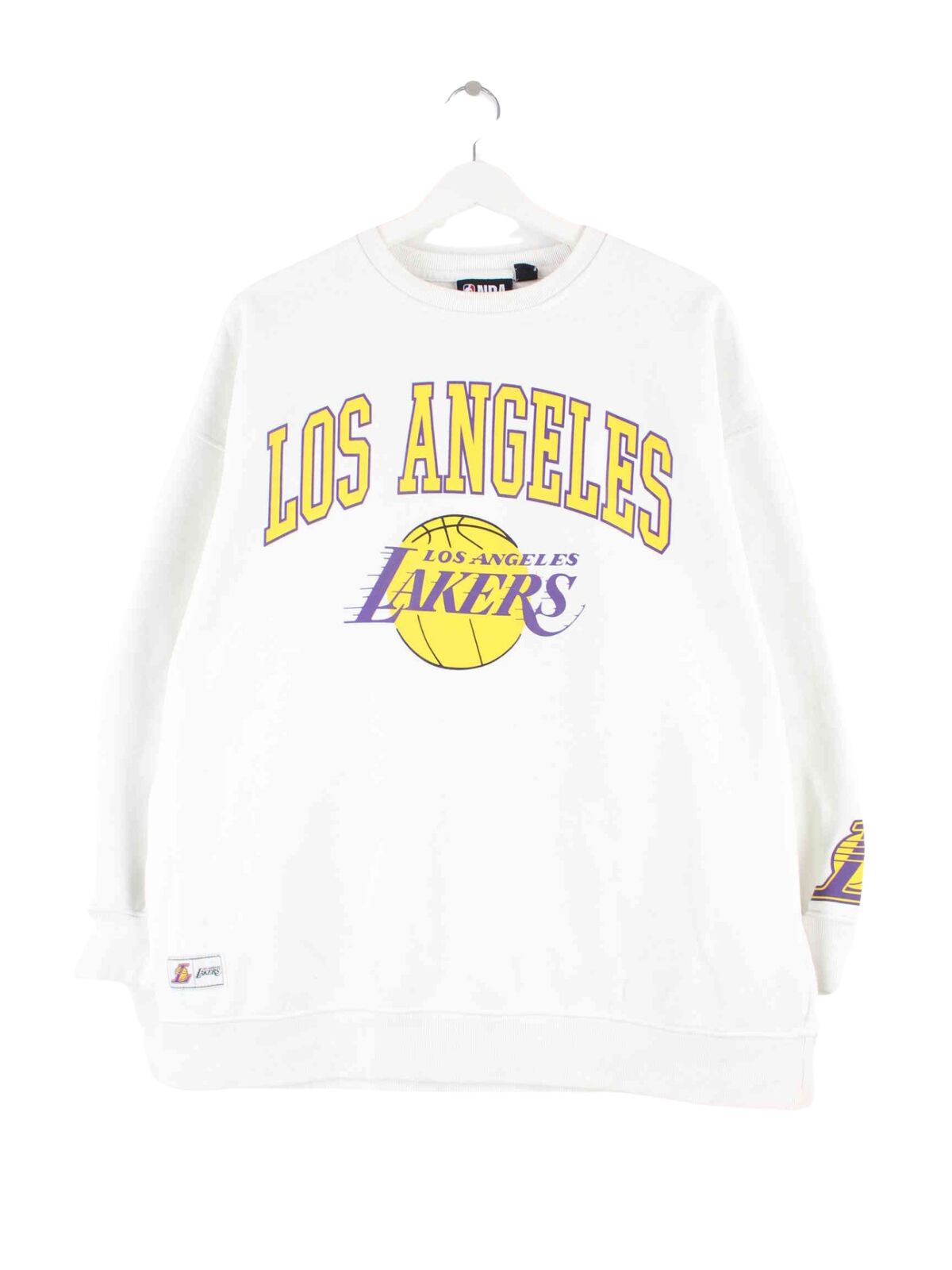 NBA 00s L.A. Lakers Print Sweater Weiß M (front image)