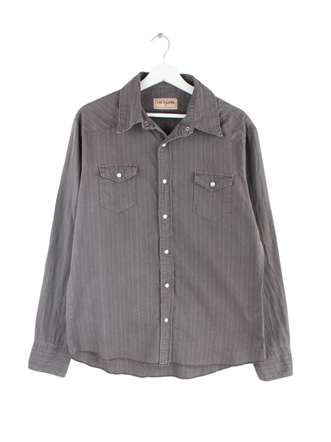 Chevignon 90s Vintage Western Hemd Grau XL