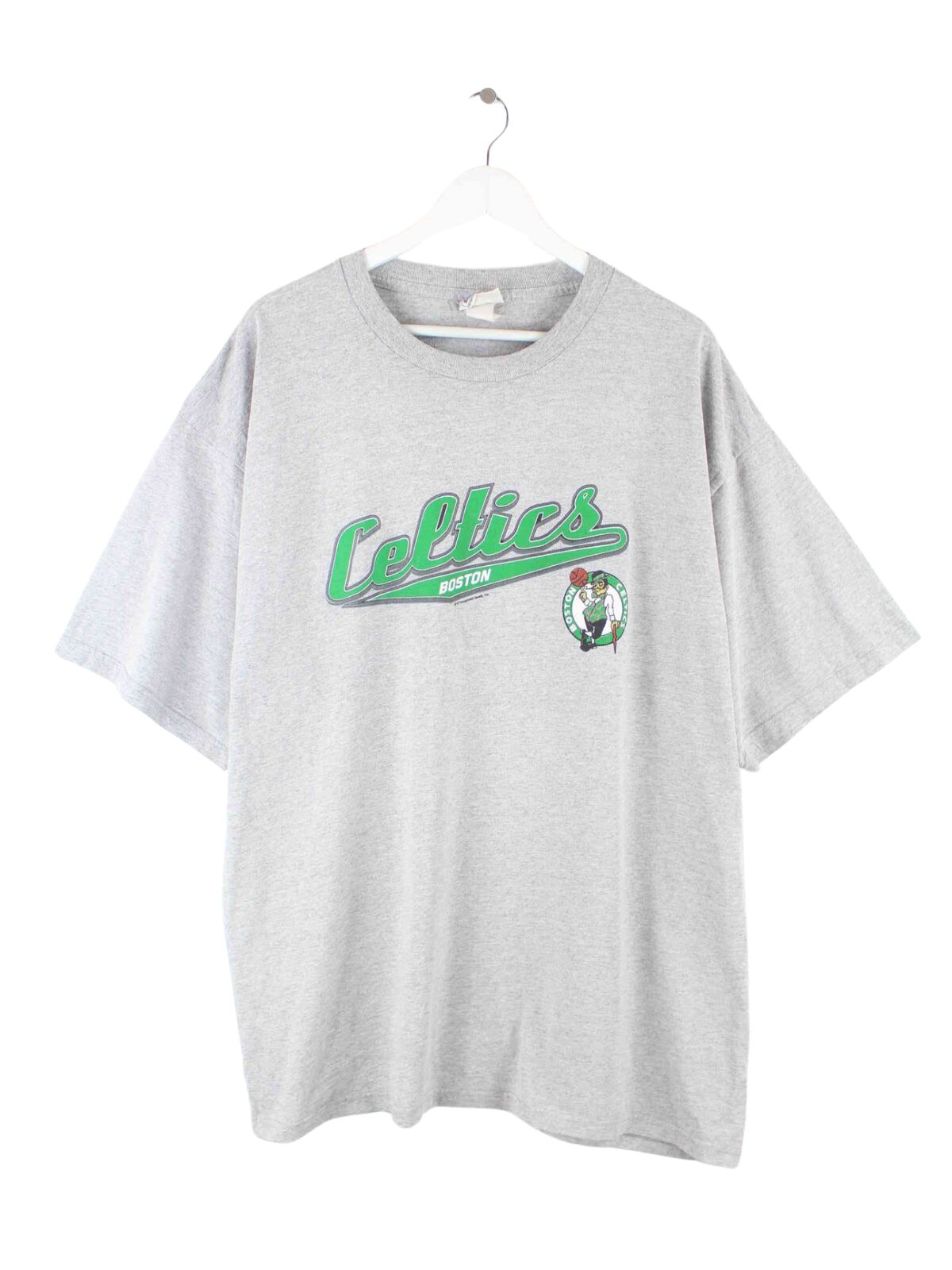 Lee 90s Vintage Boston Celtics Print T-Shirt Grau XXL (front image)