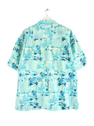 Vintage 00s Surfer Hawaii Hemd Blau XL (back image)