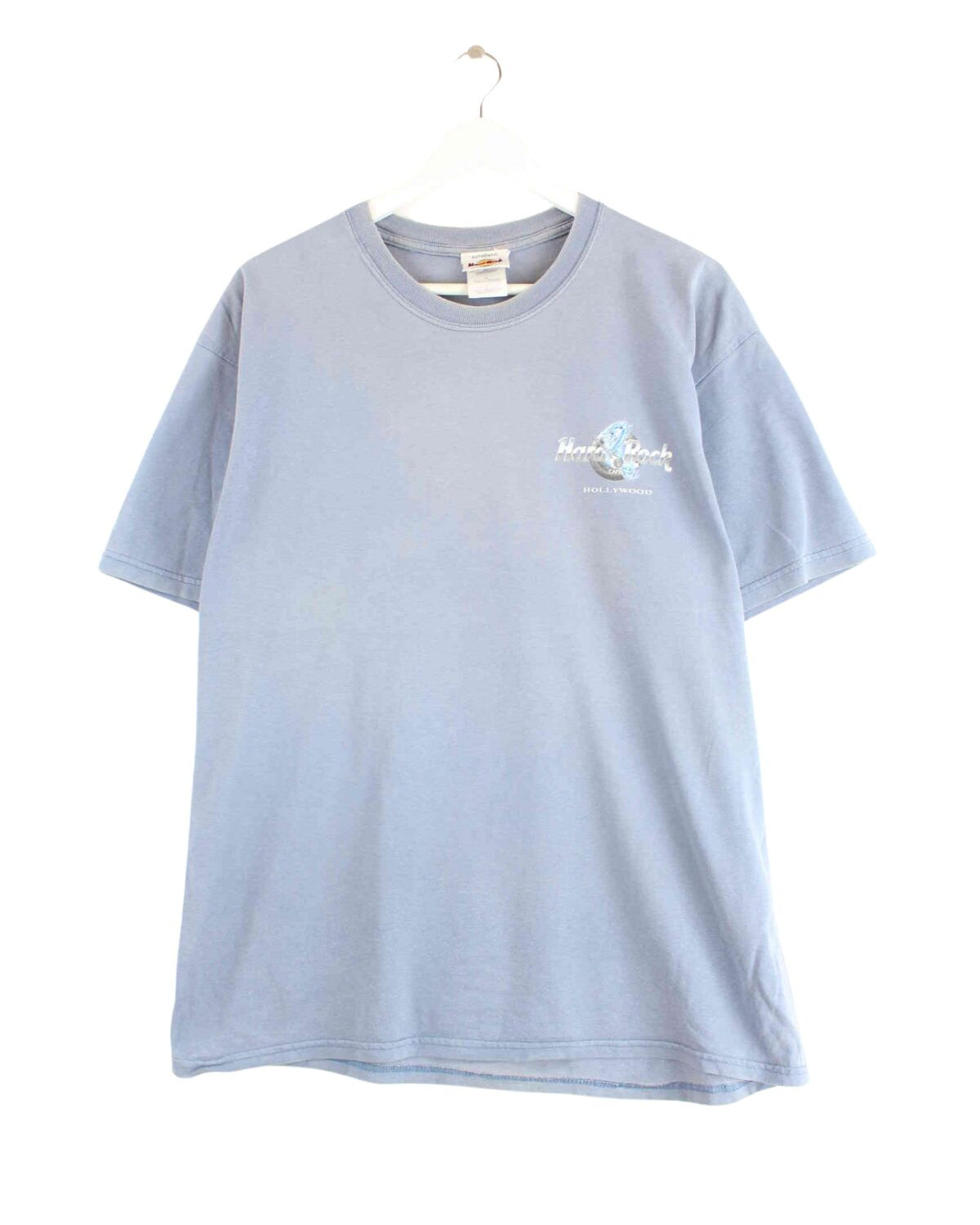 Hard Rock Cafe y2k Dragon Print T-Shirt Blau L (front image)