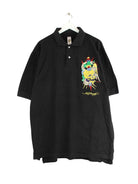 Ed Hardy y2k Embroidered Polo Schwarz 3XL (front image)