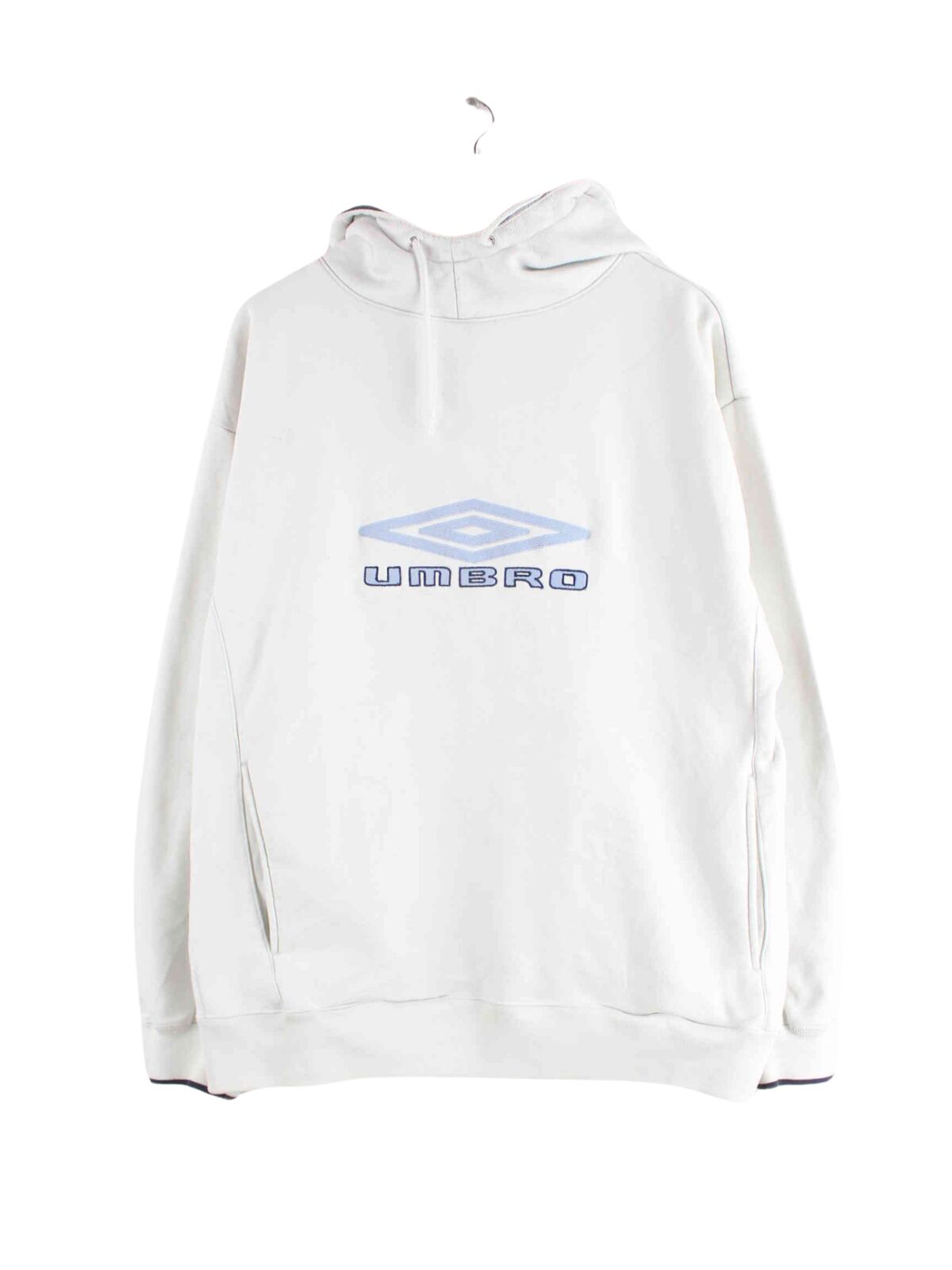 Umbro 90s Vintage Embroidered Hoodie Weiß XL (front image)