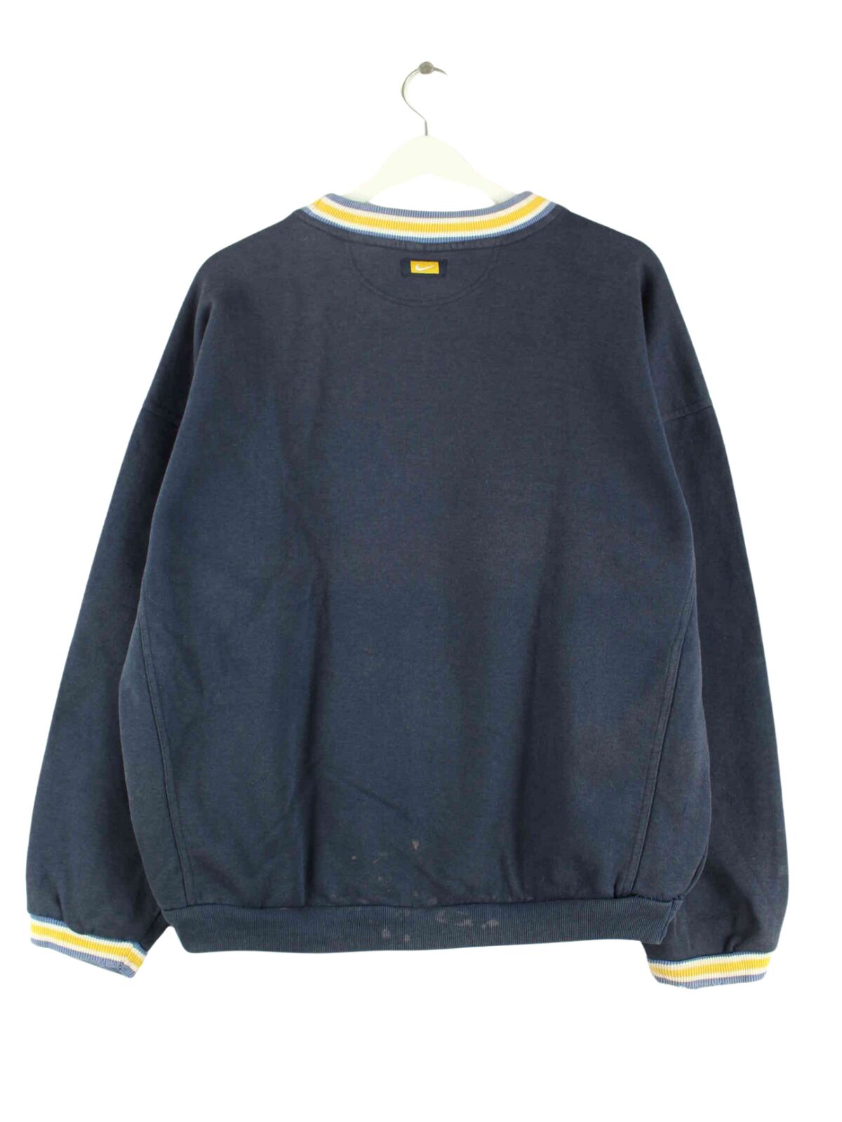 Nike 90s Vintage Big Swoosh Sweater Blau L (back image)