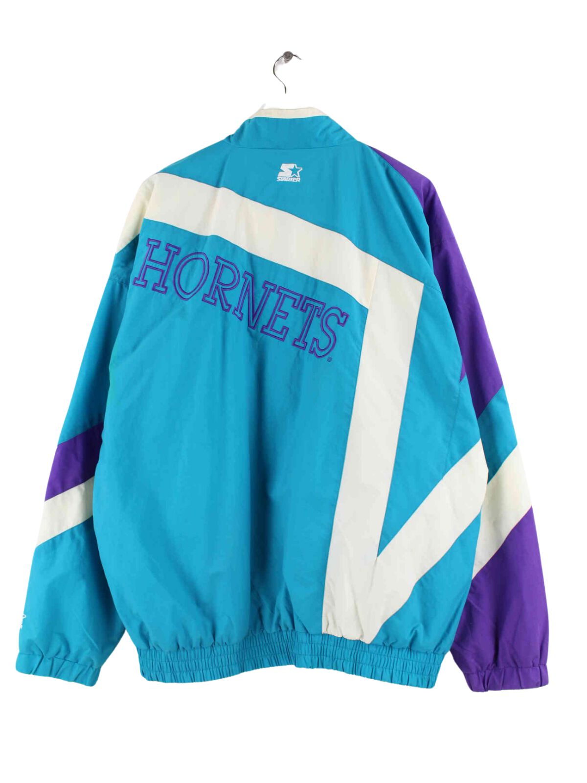 Starter 90s Vintage NBA Hornets Track Jacket Turquoise XL – Peeces