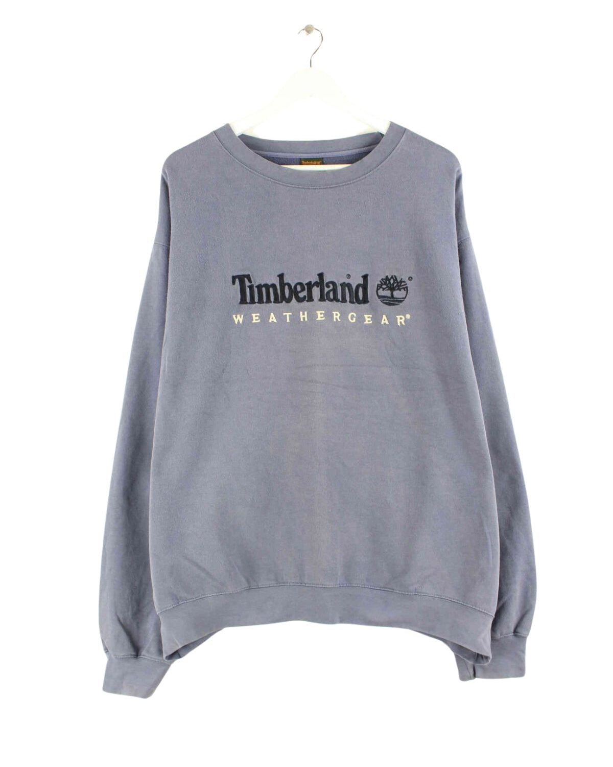 Timberland 90s Vintage Embroidered Sweater Blau XXL (front image)