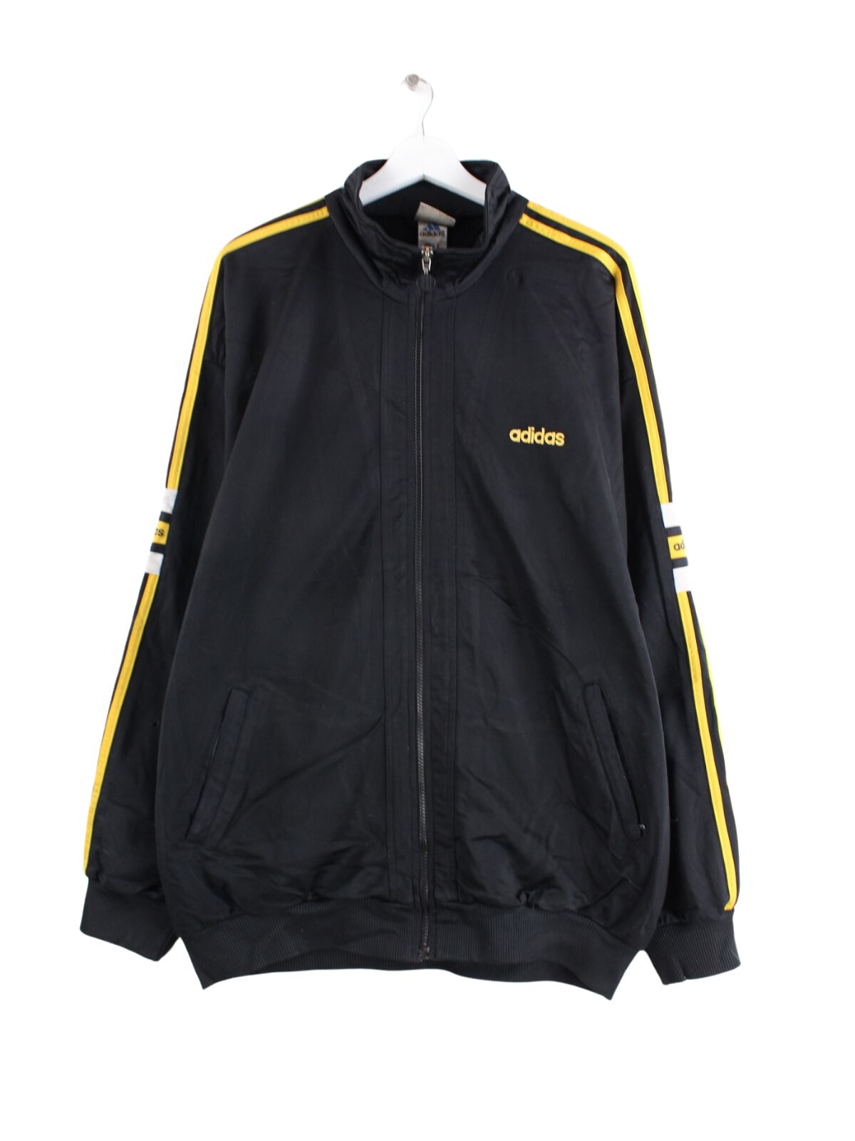 Adidas Vintage 90S Logo 3 store Stripes Jacket