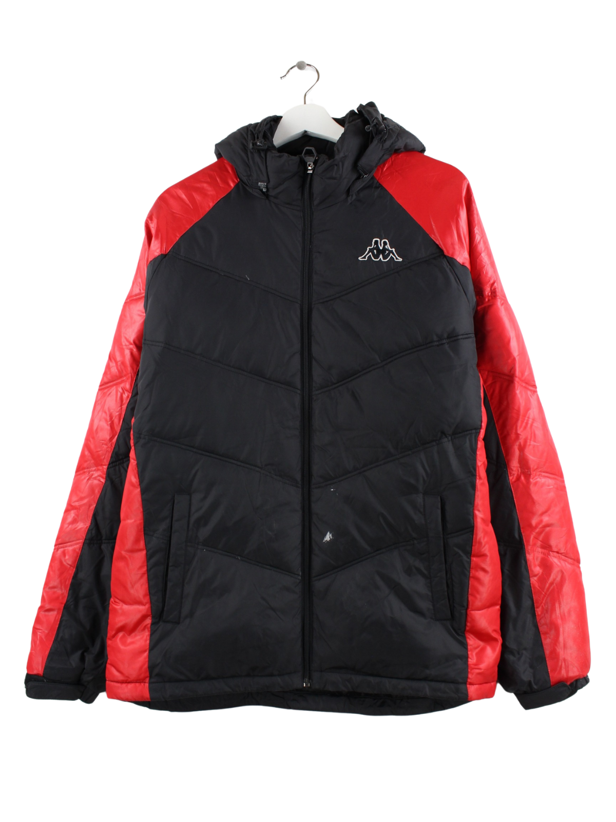 Kappa black puffer jacket sales