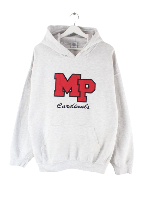 Gildan 00s Cardinals Embroidered Hoodie Grau L