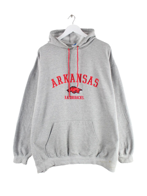 NCAA 00s Arkansas Razorbacks Hoodie Grau XL