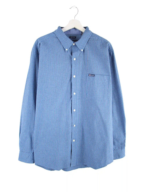 Chaps by Ralph Lauren Check Hemd Blau XL