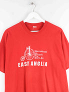 Vintage East Anglia Print Single Stitch T-Shirt Rot L (detail image 1)