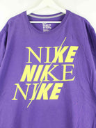 Nike Logo Print T-Shirt Lila XXL (detail image 1)