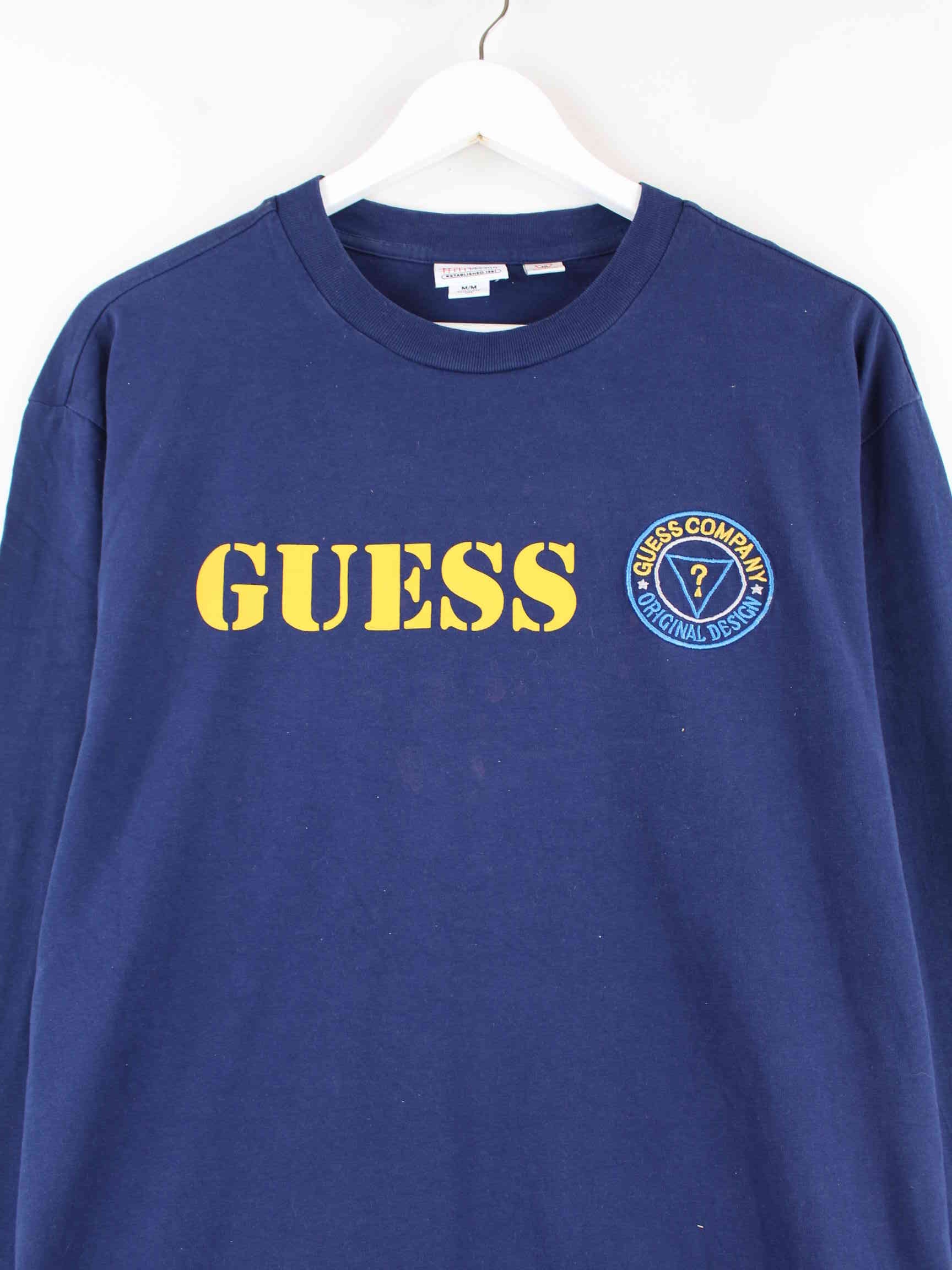 Guess Embroidered Sweatshirt Blau M (detail image 1)