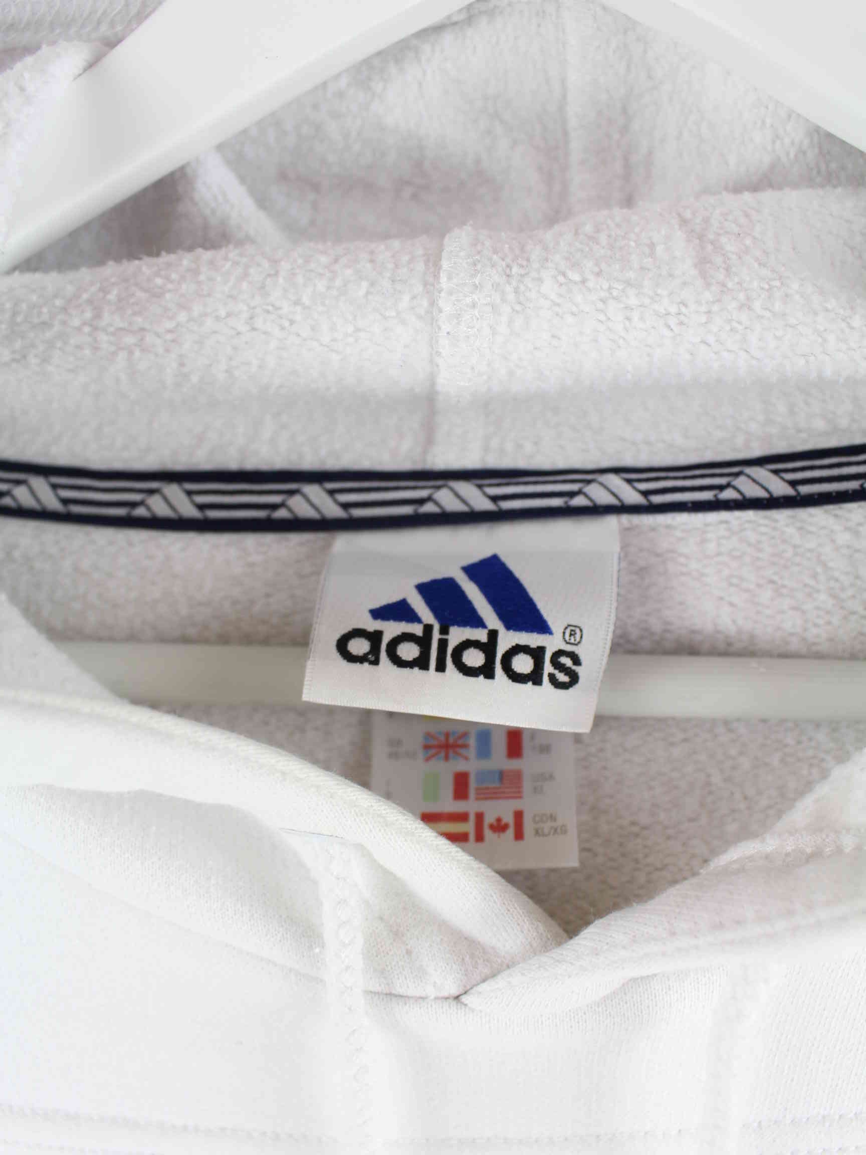 Adidas 90s Vintage 3-Stripes Hoodie Weiß XXL (detail image 2)