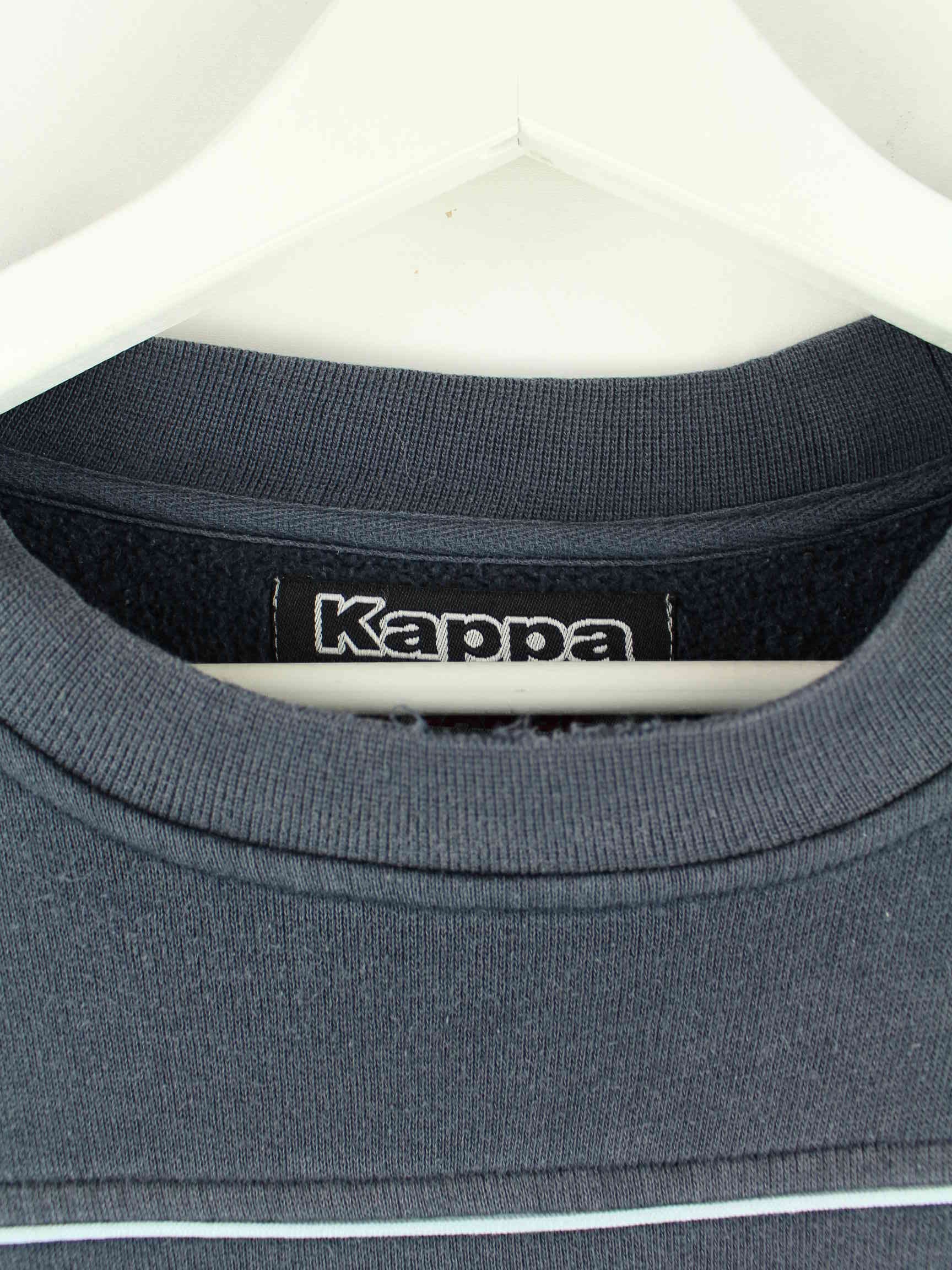 Kappa y2k Basic Sweater Blau XL (detail image 2)