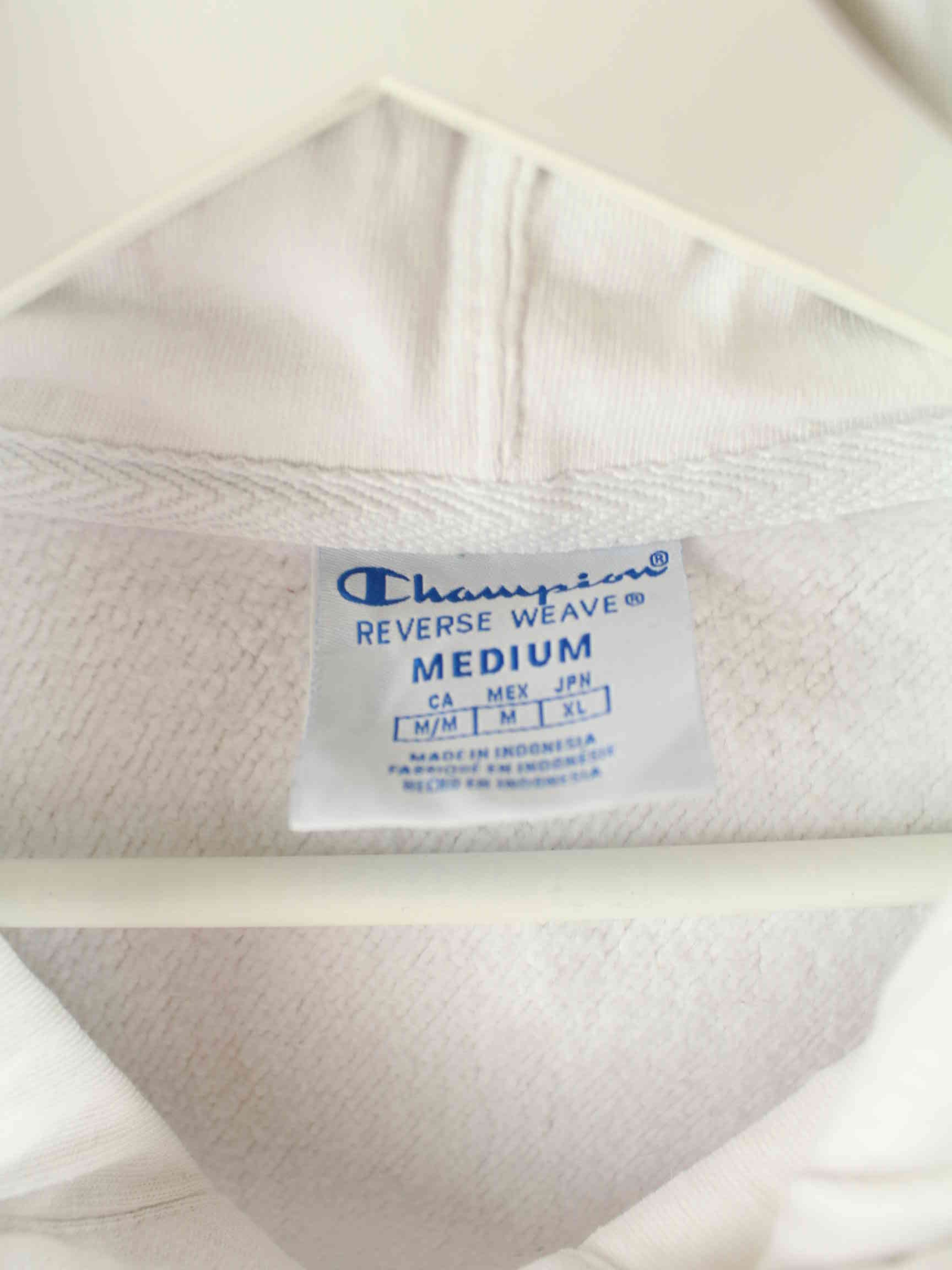 Champion Reverse Weave Embroidered Hoodie Weiß M (detail image 2)