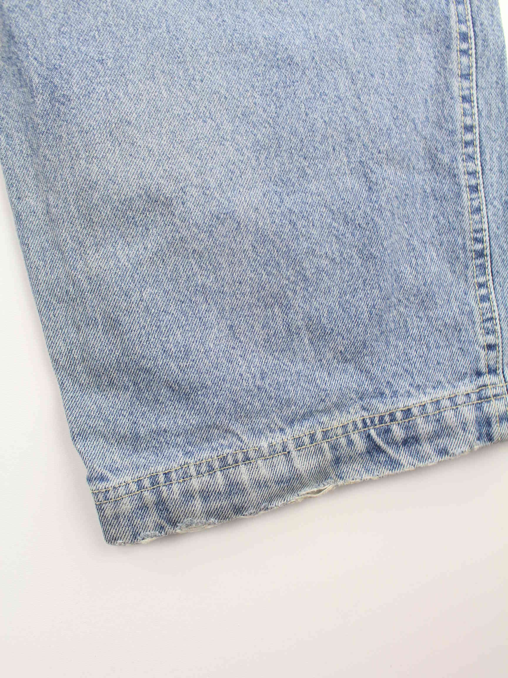 Vintage y2k Embroidered Jeans Blau W32 L30 (detail image 5)