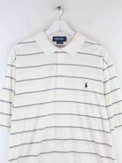 Ralph Lauren Striped Golf Polo Weiß L (detail image 1)