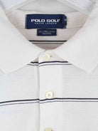 Ralph Lauren Striped Golf Polo Weiß L (detail image 2)