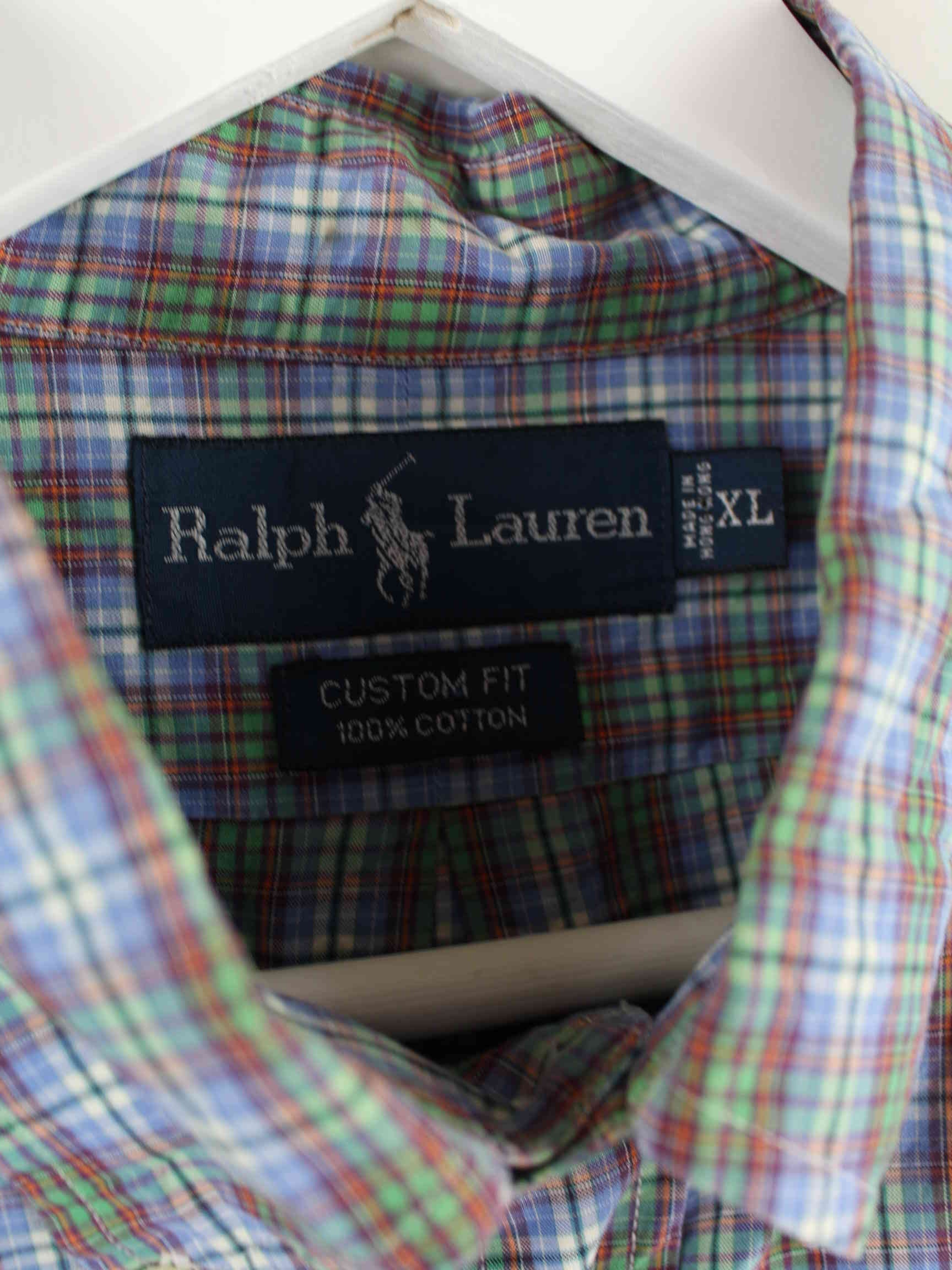 Ralph Lauren 90s Vintage Custom Fit Hemd Mehrfarbig XL (detail image 2)