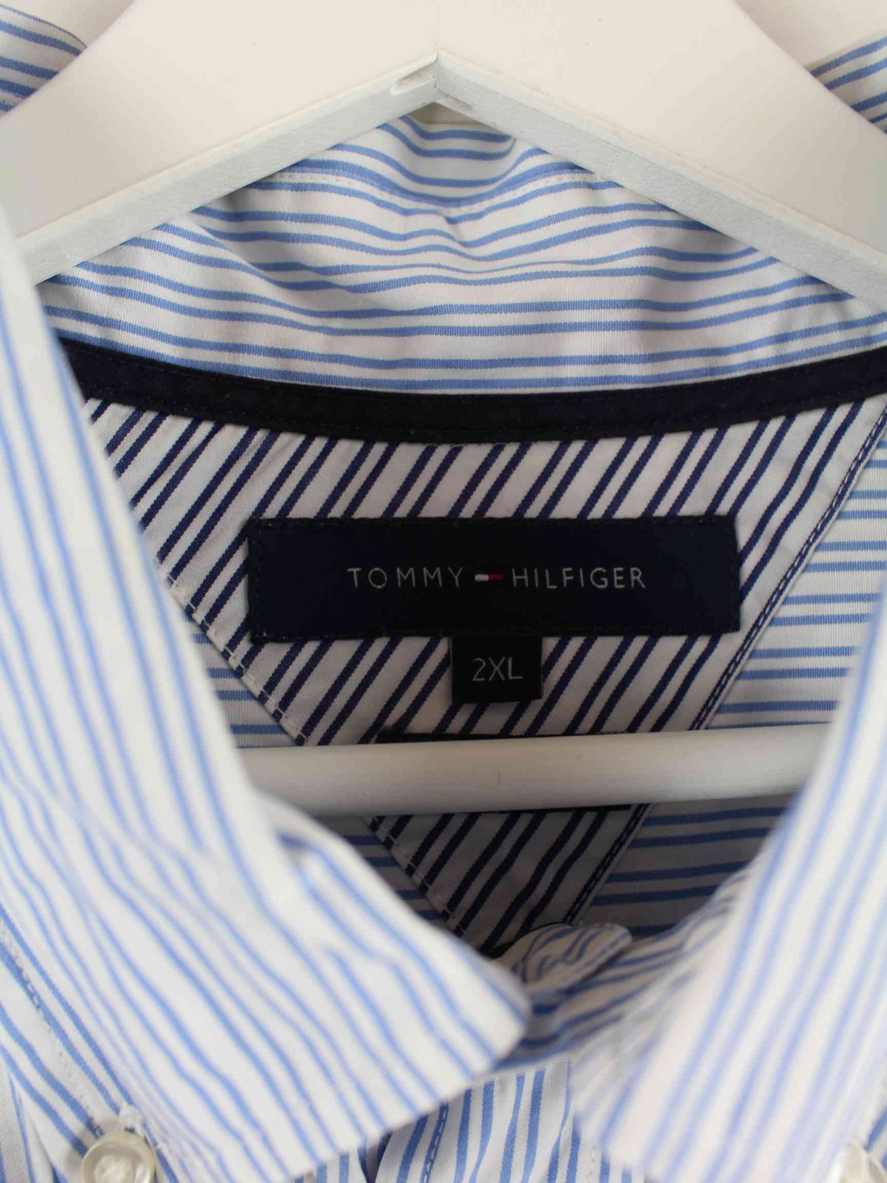 Tommy Hilfiger 80s Two Ply Cotton Hemd Blau XXL (detail image 2)
