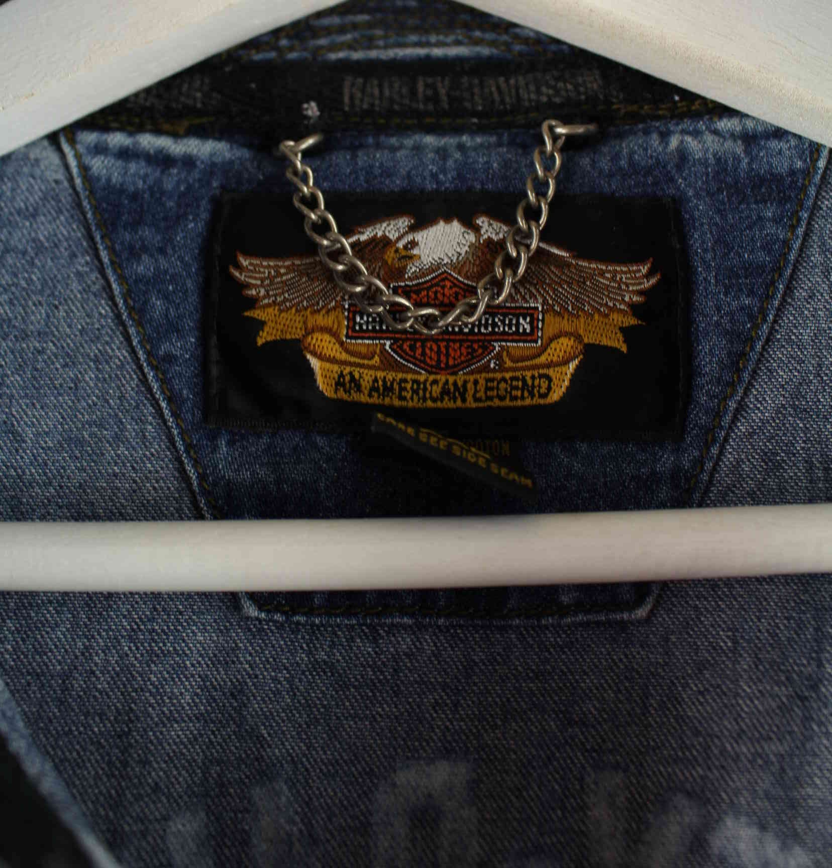 Harley Davidson 90s Vintage Hemd Blau XXL (detail image 3)