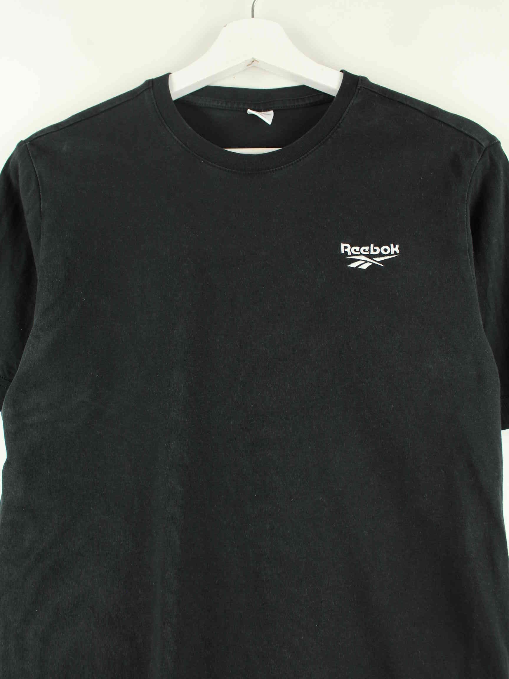 Reebok Basic Embroidered T-Shirt Schwarz S (detail image 1)