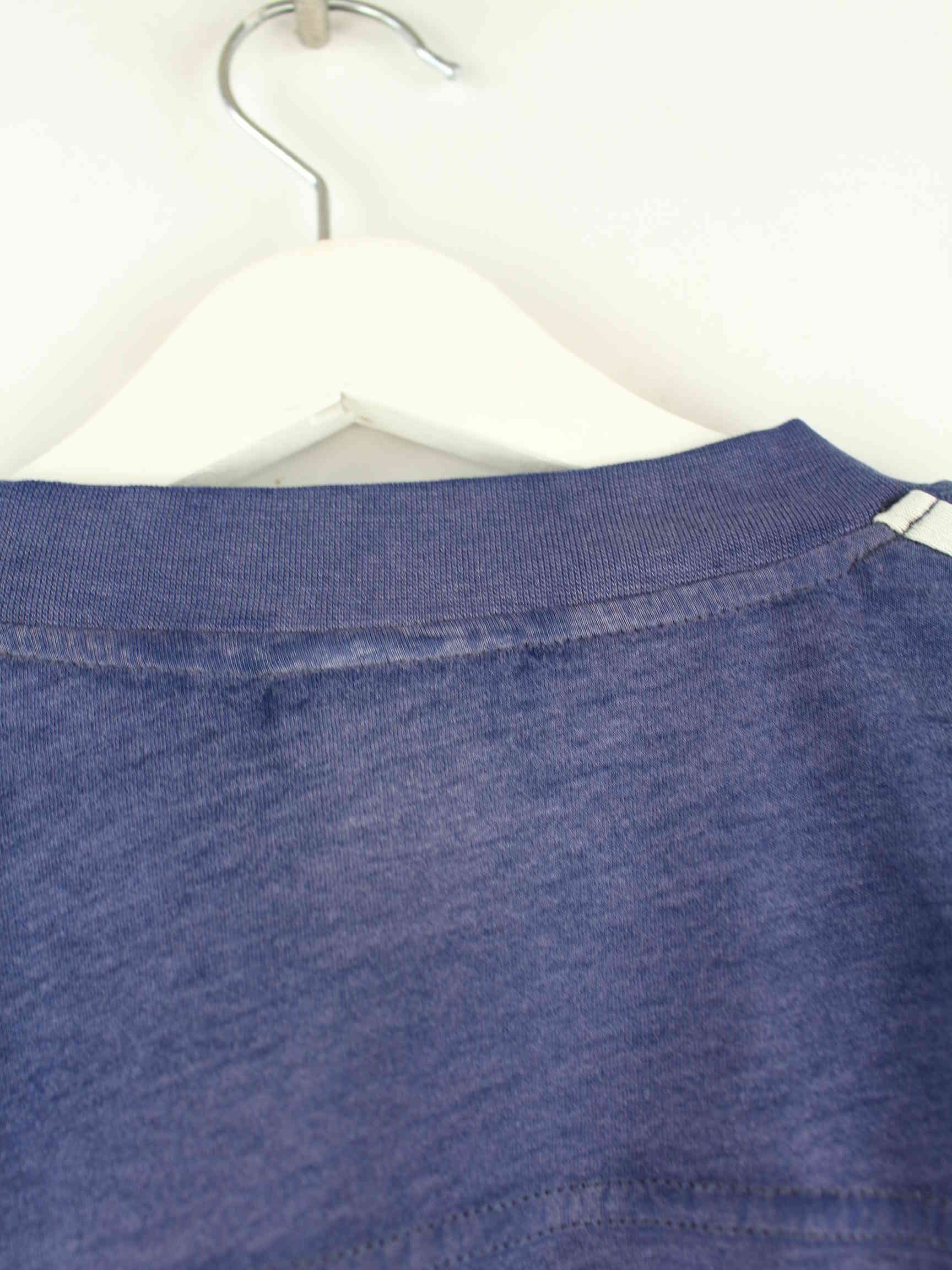 Adidas 90s Vintage Basic T-Shirt Blau L (detail image 6)