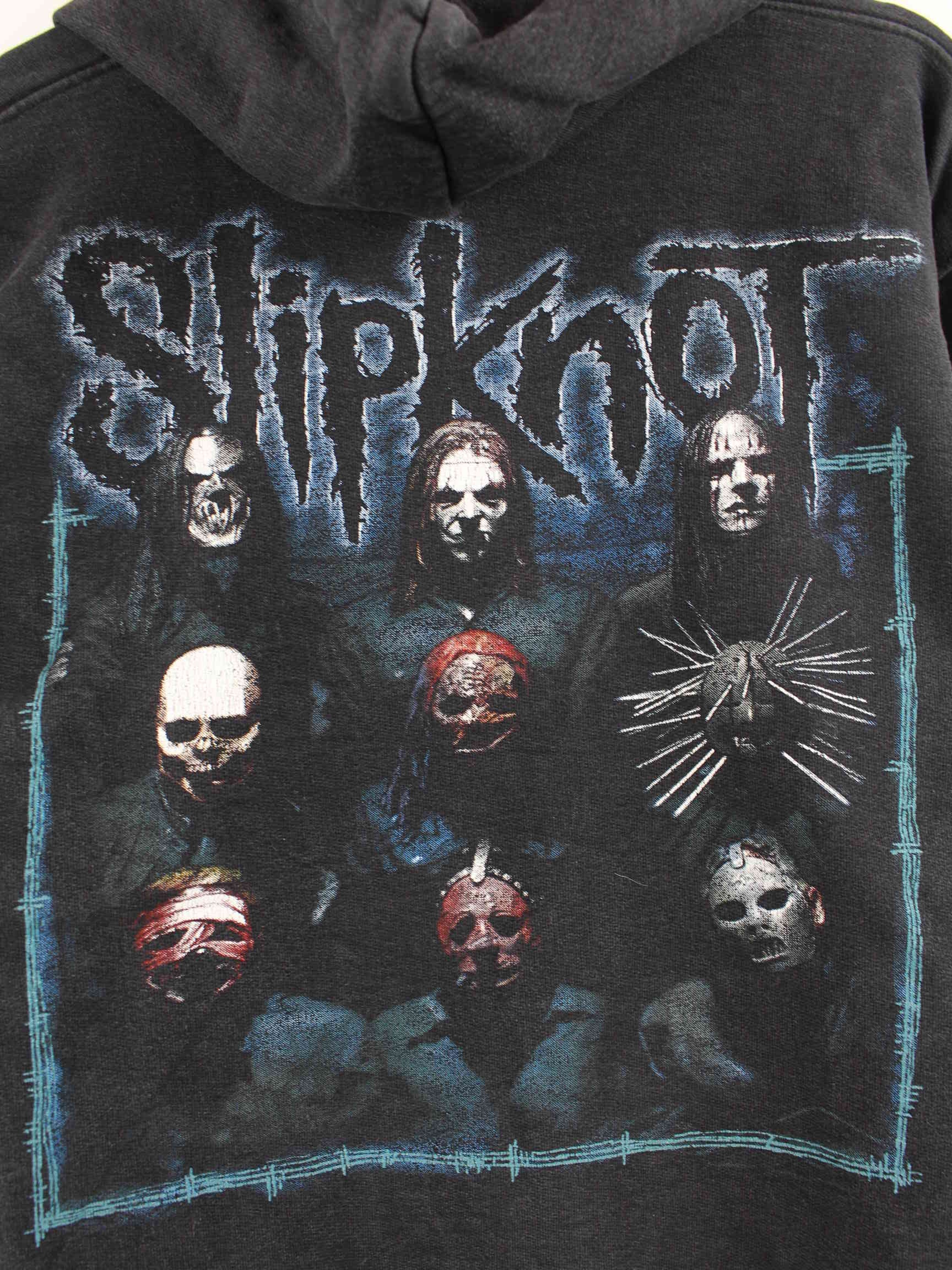Slipknot 90s~00s 激レア フーディ XL Y2k grunge Vintage y2k Slipknot Print Zip Hoodie Black XS – Peeces