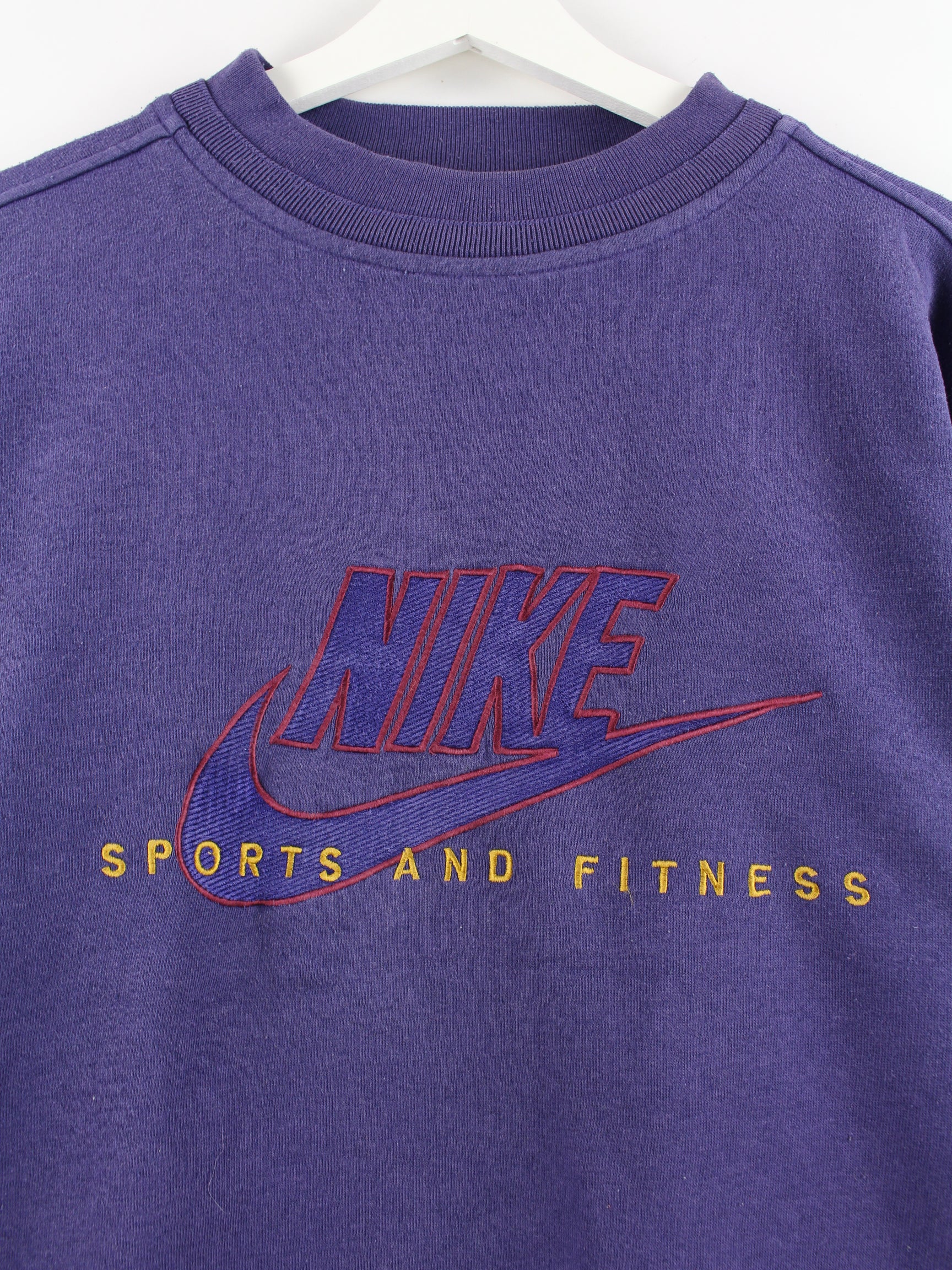 nike vintage sweater purple
