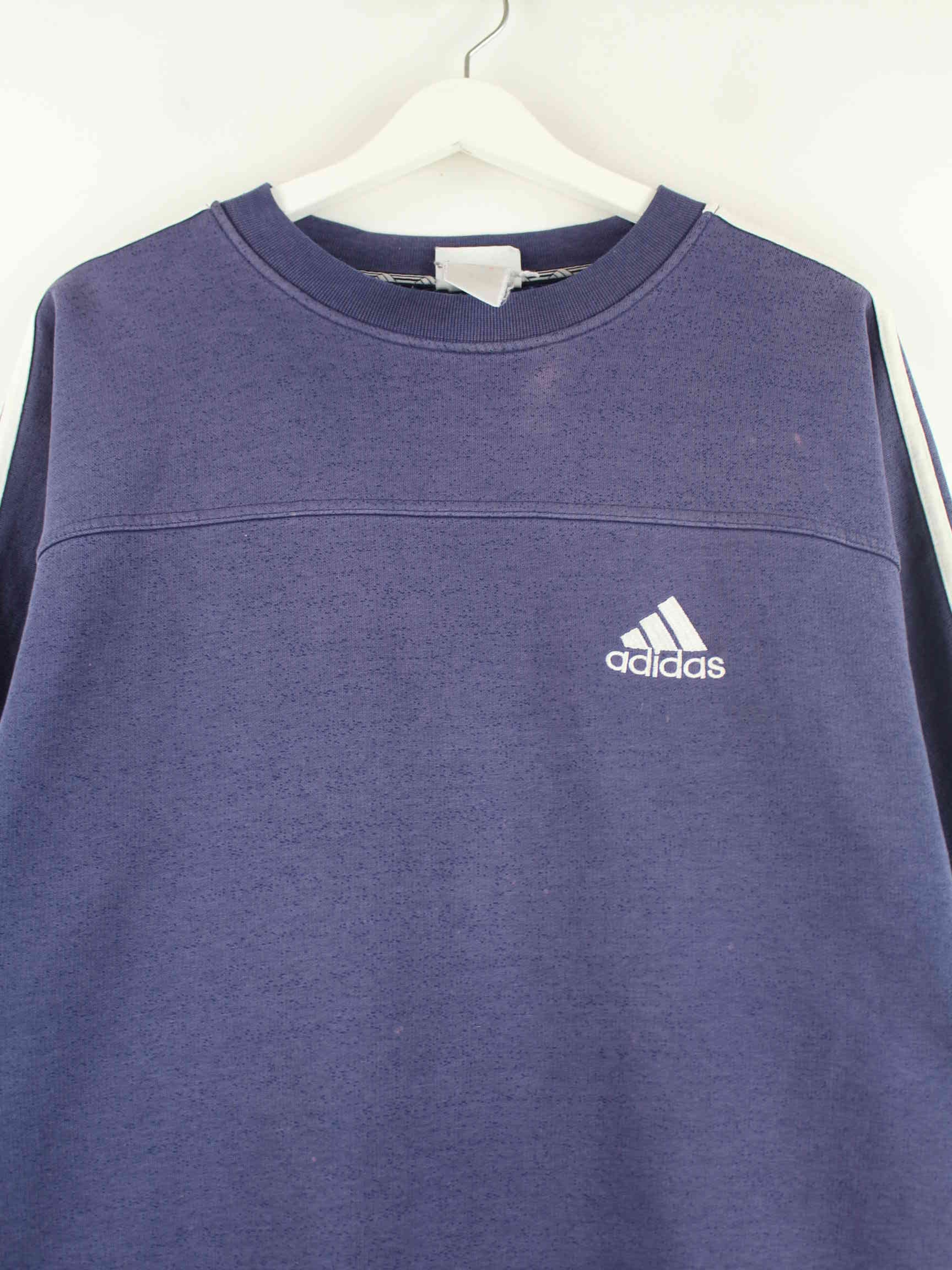 Adidas 90s Vintage Performance Sweater Blau L (detail image 1)