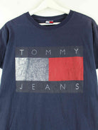 Tommy Hilfiger y2k Print T-Shirt Blau M (detail image 1)
