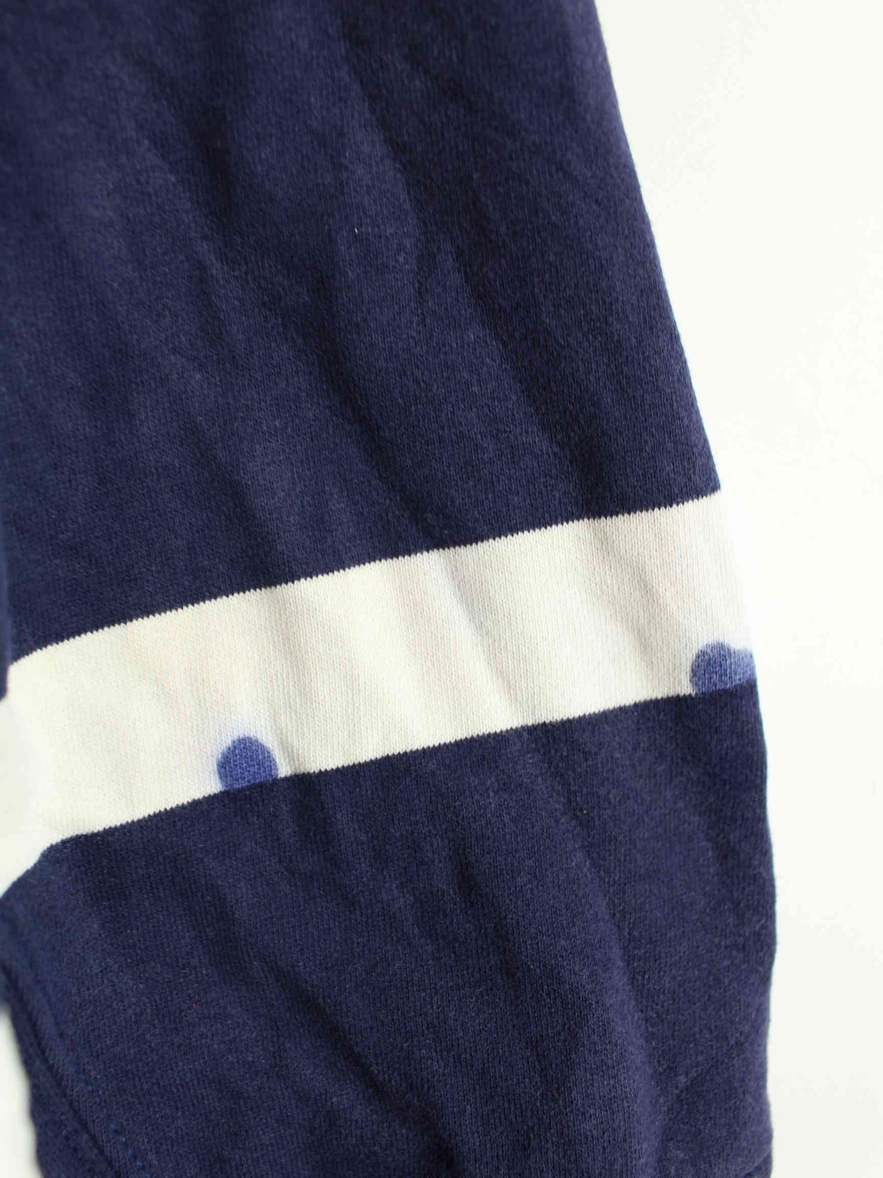 Ralph Lauren 90s Vintage Striped Polo Sweater Blau XL (detail image 6)