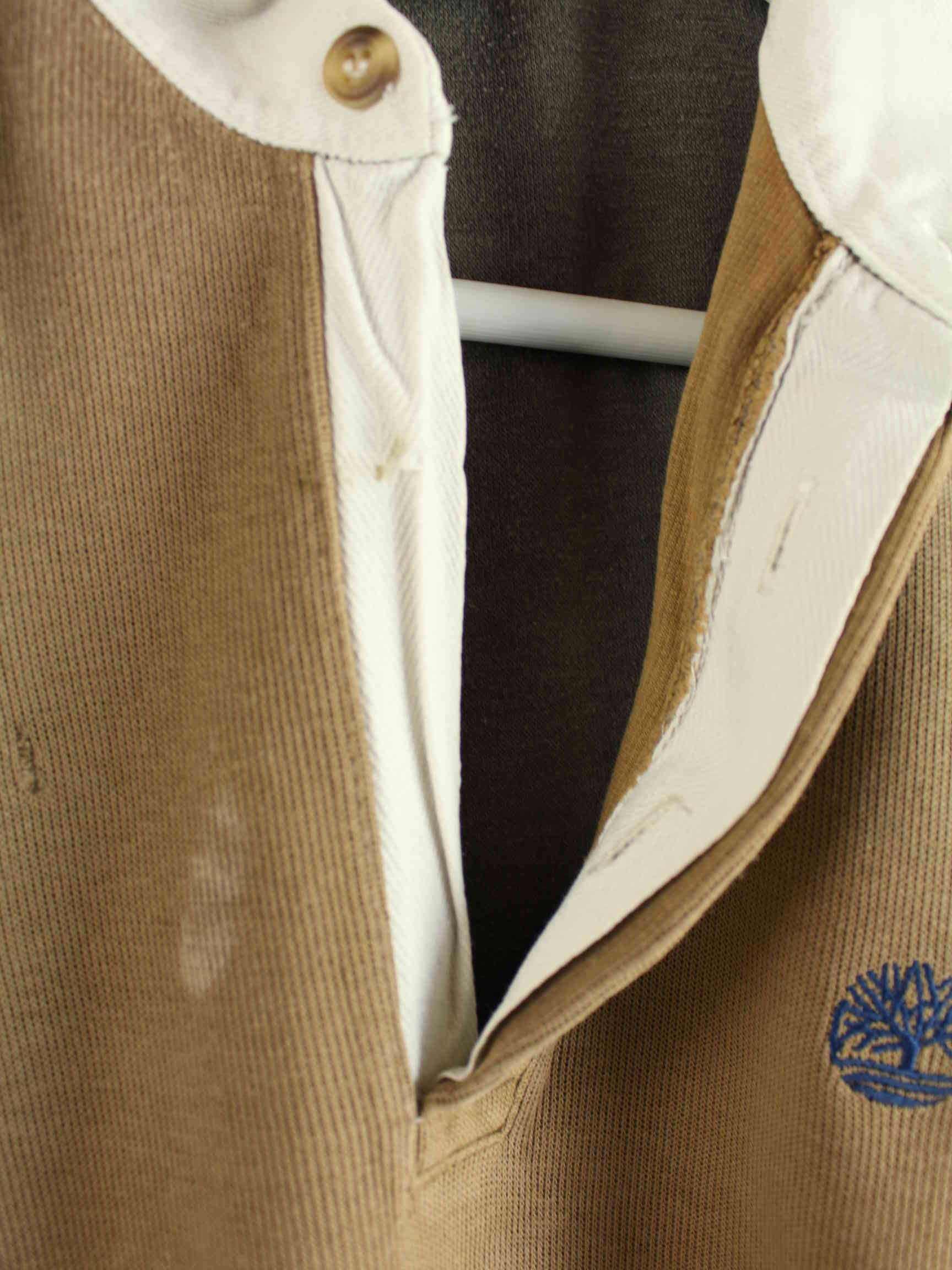 Timberland 90s Vintage Polo Sweater Braun L (detail image 6)