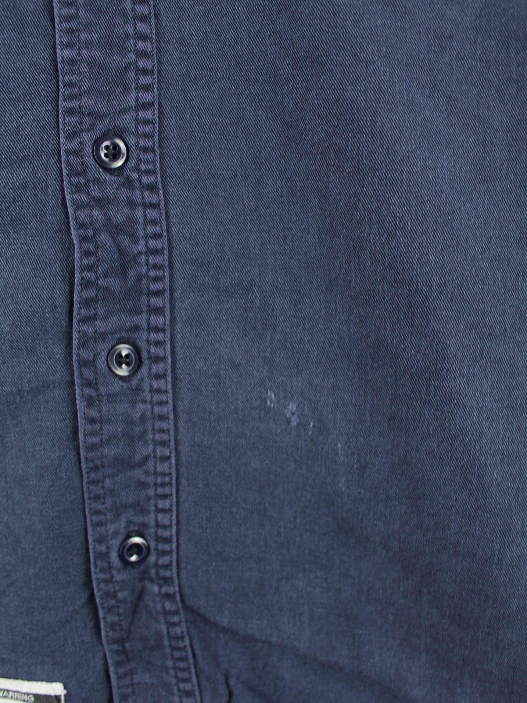 Carhartt y2k Embroidered Hemd Blau XXL (detail image 2)