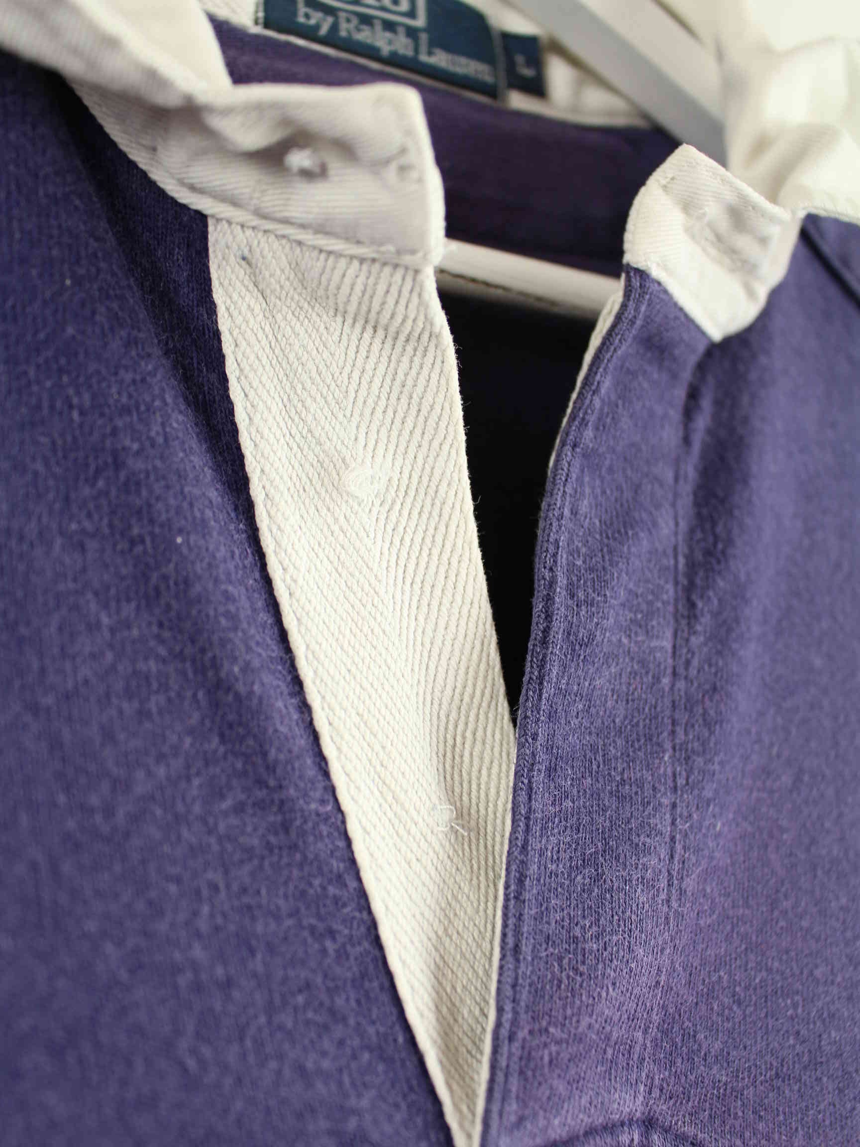 Ralph Lauren 90s Vintage Polo Sweater Lila L (detail image 3)