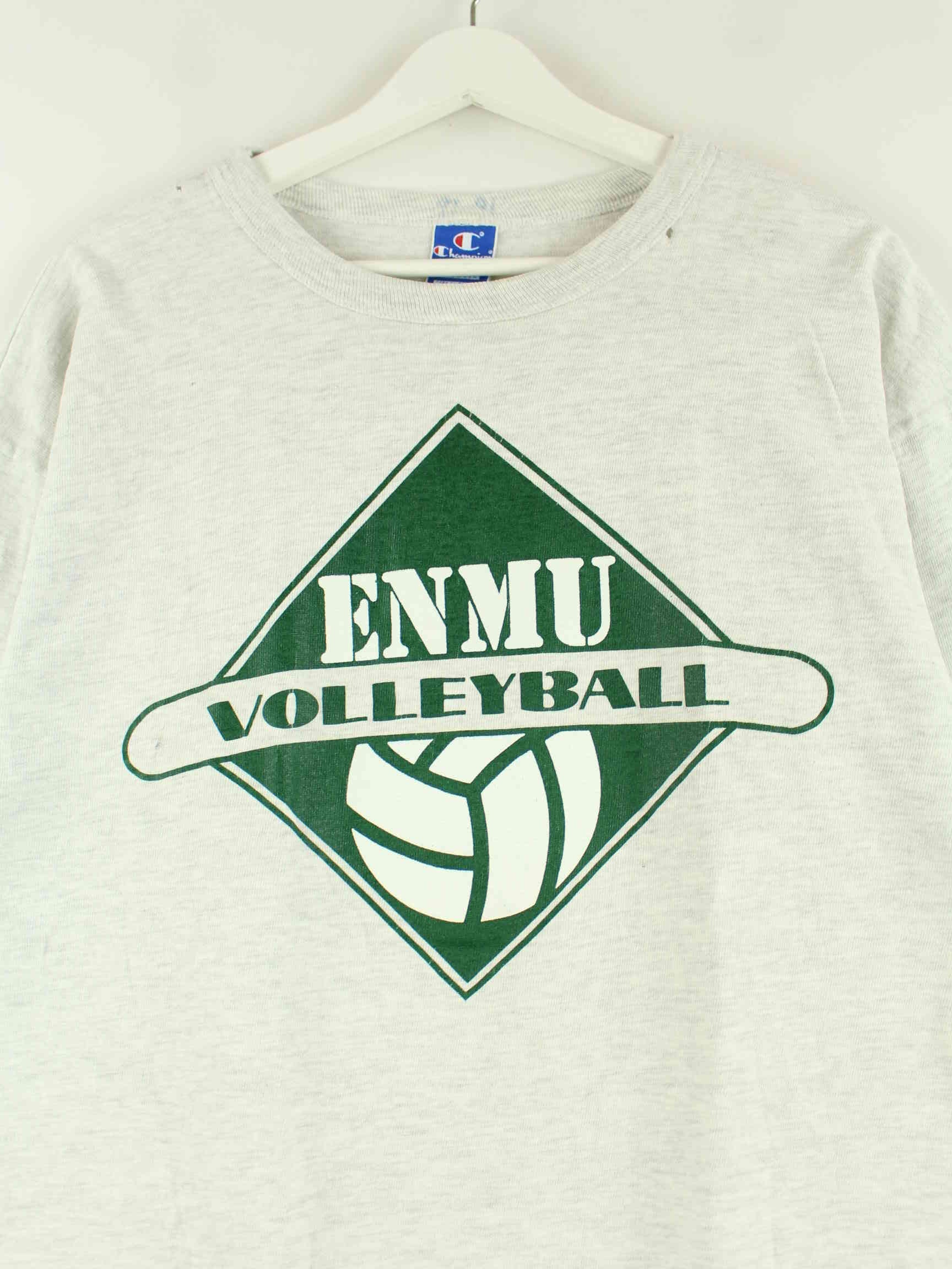 Champion ENMU Volleyball Print Single Stitch T-Shirt Grau XL (detail image 1)