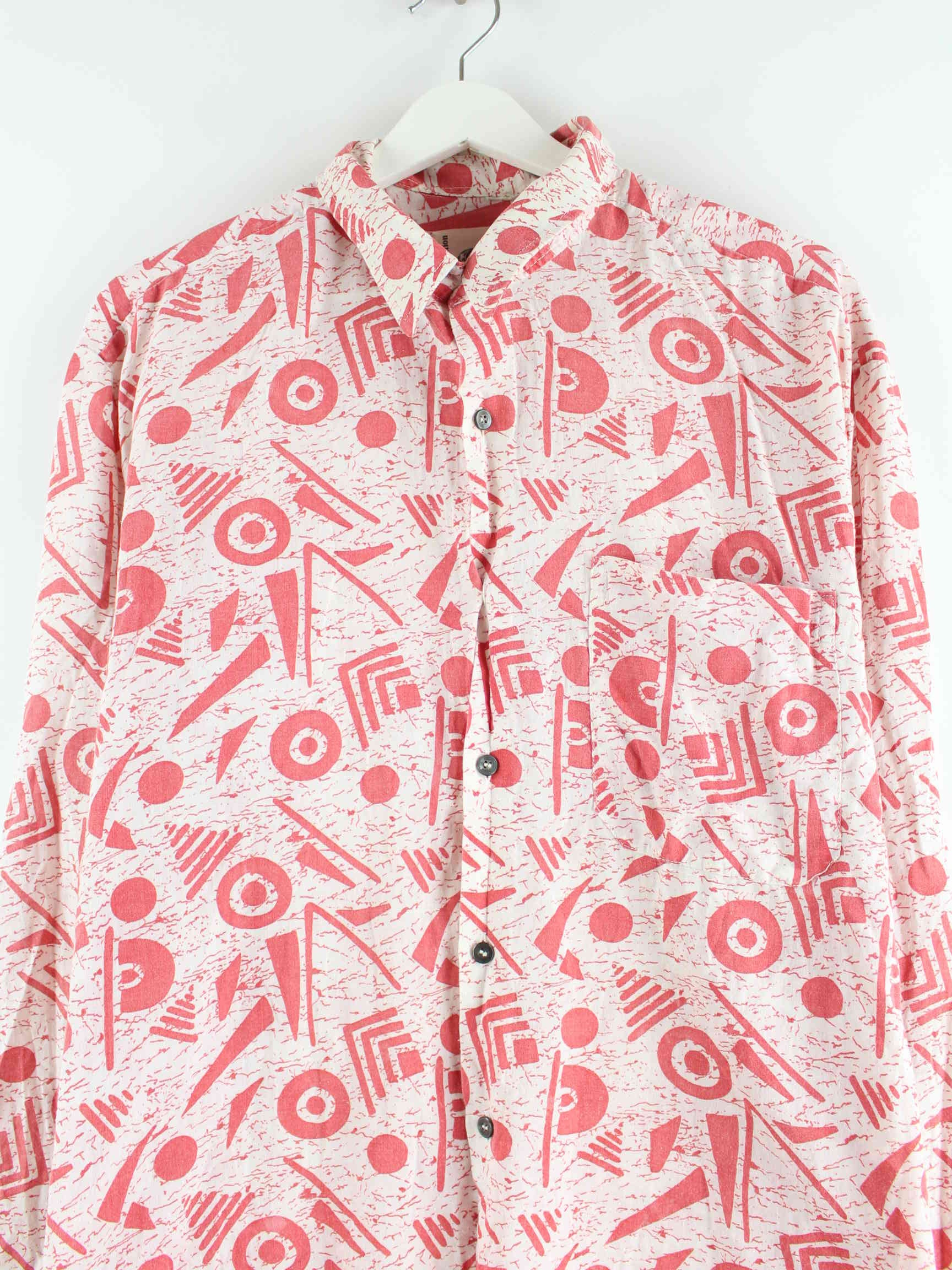Vintage Hawaii Pattern Hemd Rot M (detail image 1)