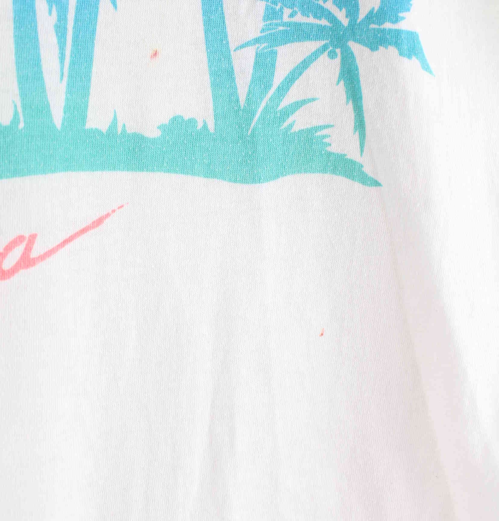 Vintage Ibiza Print T-Shirt Beige S (detail image 2)
