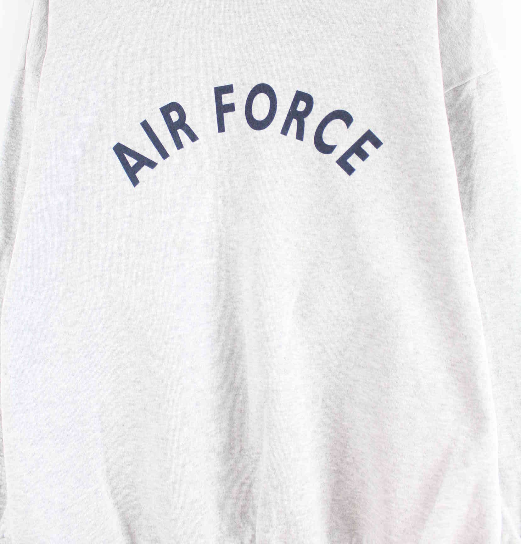 Vintage Airforce Print Sweater Grau XL (detail image 1)